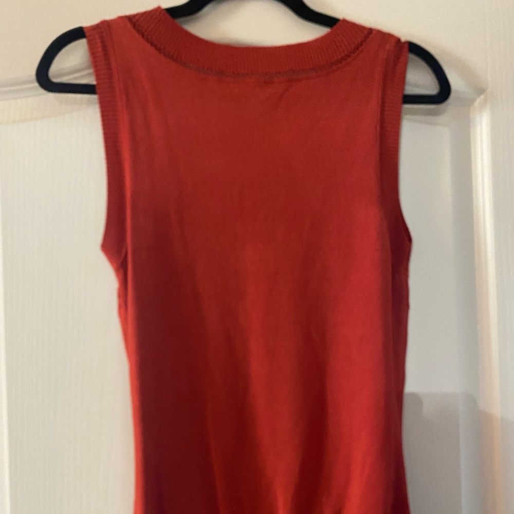 Adorable Rust Colored Cache Vest With Zipper! - image 4